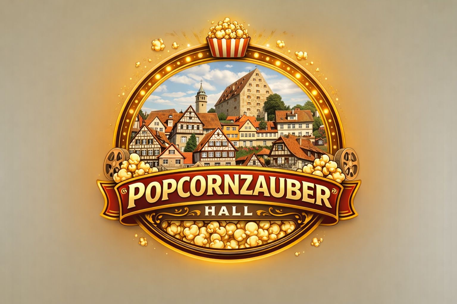 Popcornzauber Hall Logo